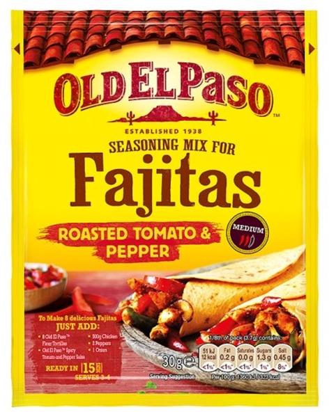 Old El Paso Fajitas Roasted Tomato & Pepper Mix - 30 g