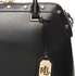 Lauren by Ralph Lauren 431605043001 Tate Novelty Stud Dome Satchel Bag for Women - Leather, Black