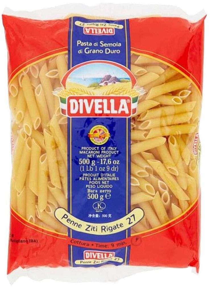 Divella Penne Pasta Rigate 500g