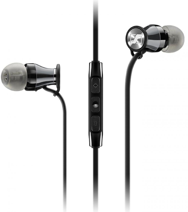 In-Ear Headphones with Mic by Sennheiser, Black , 506814