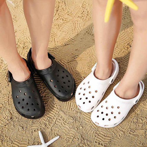 Fashion Men Women Crocs Shoes Comfortable Summer Beach Sandals Casual  Breathable Non-slip Slippers Black 46 price from kilimall in Kenya - Yaoota!