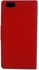 حافظه جلد بتصميم محفظه ميركوري فانسي دياري لهواتف ايفون 6+ - احمر / ازرق داكن