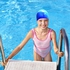 Dolphin Silicone Swimming Cap Waterproof For Kids & Adults - Multicolour