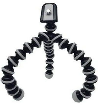 Octopus Portable Flexible Tripod Stand Holder For Iphone Dslr Camera Cell Phone Black/White