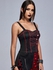 Gothic Contrast Piping Buttoned Tank Top - 3x | Us 22-24