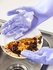Silicone Washing Gloves - Purple
