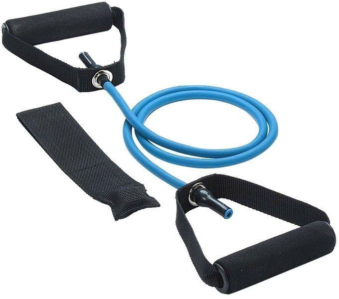 Aqu Pull String For Fitness and Aerobics With Door Anchor 6-8 LB - Blue