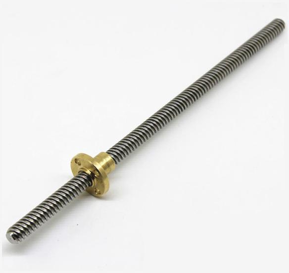 THSL-300-8D Lead Screw Length 300mm with Copper Nut