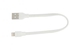 Promate Premium Sync and Charge Flat Cable with Lightning Connector White