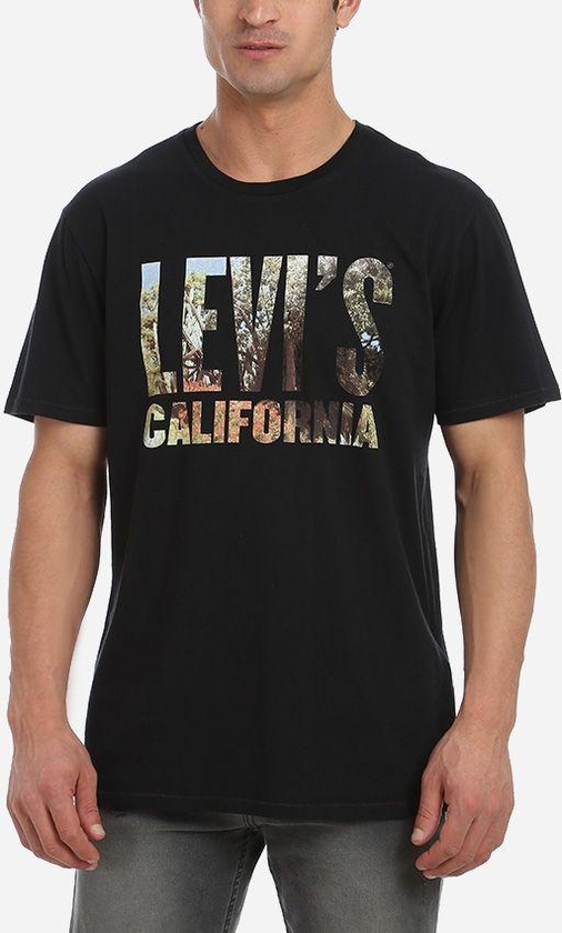 Levi's Casual Printed T-Shirt - Black