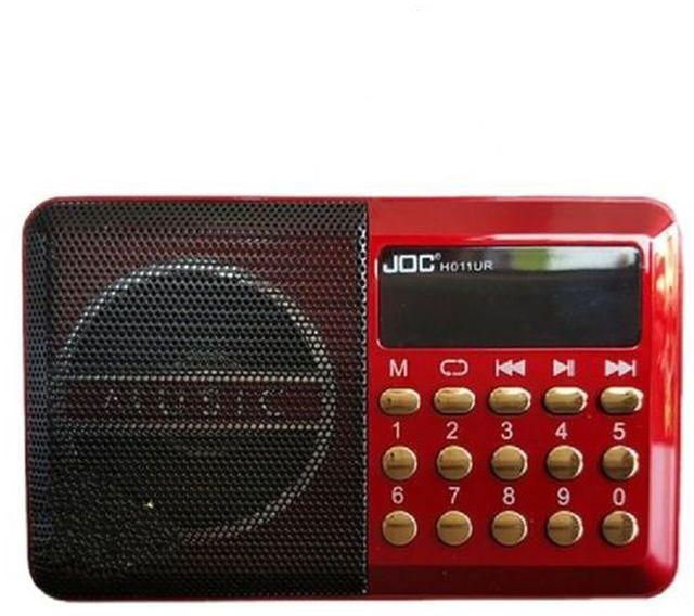 Joc Digital Selects FM Radio - Red