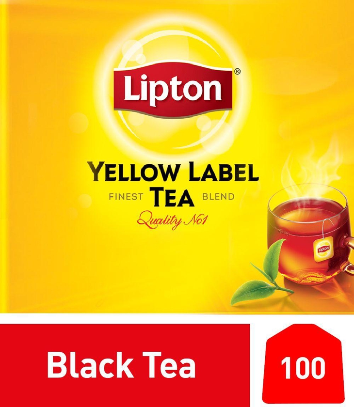Lipton Yellow Label Black Tea Bags - 100 Count