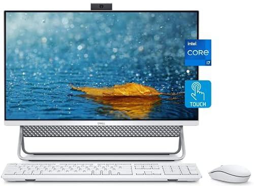 Dell 2021 Inspiron 24 5000 All-in-One Desktop, 24" FHD Touchscreen, i7-1165G7, GeForce MX330, 16GB RAM, 512GB SSD, Webcam, WiFi 6, Bluetooth 5.1, Wireless Keyboard and Mouse, Win 10 Home