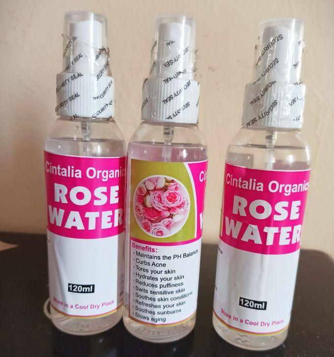 CINTALIA ORGANICS Rose Water-120ML- 3 Package