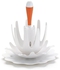 SKIP*HOP® Splash White Bottle Drying Rack + Tangerine Brush