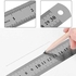 Generic Stainless Steel Metal Ruler 30cm Straight Ruler Measurement Double Sided For Sewing Foot Sewing &amp; School Stationery