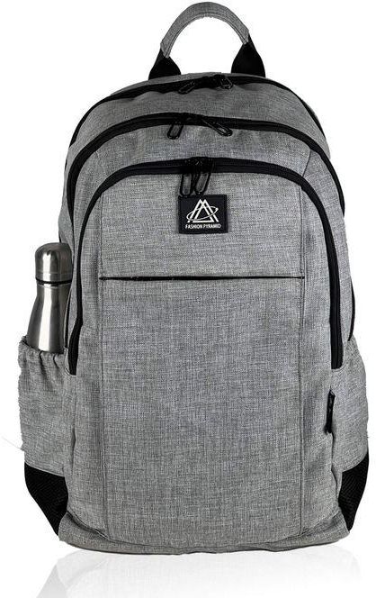Fashion Pyramid FashionPyramid Power Travel Laptop Backpack - Waterproof - College School Bag - Gray