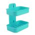 Double Layer Soap Box Holder - Blue/White