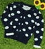 Koolkidzstore Girls Knitted Cotton Polka Dots Jacket 3-5Y (Navy Blue)