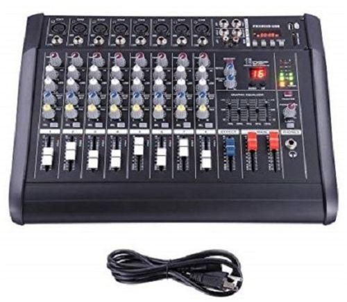 Max Max Powered Audio Mixer 8 Channel with inbuilt Amp 2000W