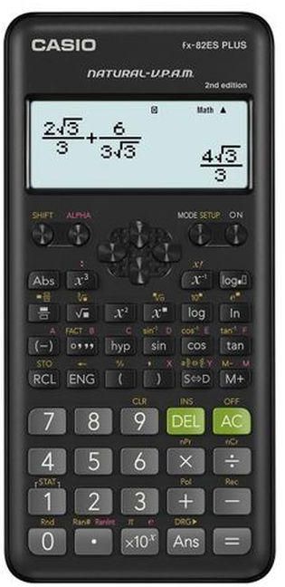 Casio FX-82 ES PLUS 2nd Edition Function Scientific Calculator - Black