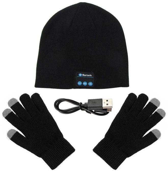 Bluetooth Headphone Winter Hat Warm Beanie Music Cap With