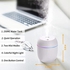 Mini Humidifier for bedroom, Air Humidifier with 7 Color LED Night Light, Quiet Humidifiers for Sleeping for bedroom, Night Light Function,2 Mist Modes