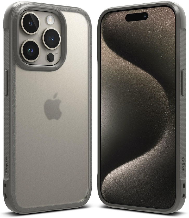 Ringke iPhone 15 Pro Max Case Cover, Fusion Bold Series, Matte Gray