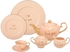 Get Lotus Dream Porcelain Tea and Cake Set, 24 Pieces - Onion with best offers | Raneen.com