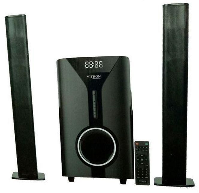 Vitron Sub woofer System FM,USB,Bluetooth 9000 Watts-Black