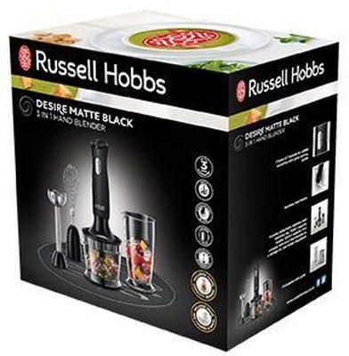 Russell Hobbs Desire 3 In 1 Hand Blender - Matt Black - 24702