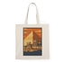 توتي باج - شنطة قماش دك ثقيل Vintage Travel Of Egypt Tote Bag