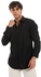 Andora Front Full Buttons Down Closure Classic Shirt - Black