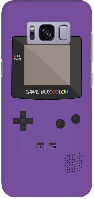 Stylizedd Samsung Galaxy S8 Slim Snap Case Cover Matte Finish - Gameboy Color - Purple