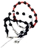 Bracelet Kit For Men Black Stones _with Rope
