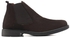 Men Casual Suede Leather Half Boot - Brown
