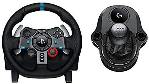Logitech 941-000112 Driving Force G29 Racing Wheel for PS4, PS3 and PC with Logitech Driving Force Shifter