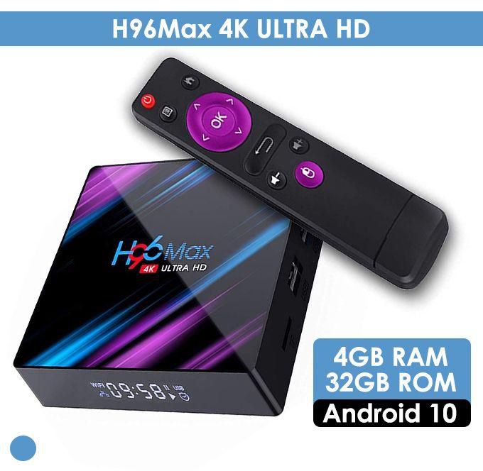 H96 Max 4K Ultra HD Android TV Box 4GB RAM 32GB ROM price from jumia in Kenya Yaoota!