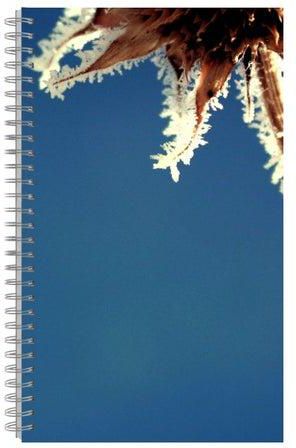 A4 Printed Notebook Blue/Brown/White
