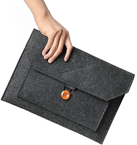 Genuine Fox Casual Laptop Sleeve Case Bag Premium Winter Broadcloth Case for Royal Looking People, Multi Pocket Bag for Apple MacBook Air Pro Notebook/Asus/Acer/Del/HP/Lenovo (13)