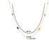 Vera Perla 10K Gold Multicolored Pearls Opera Necklace