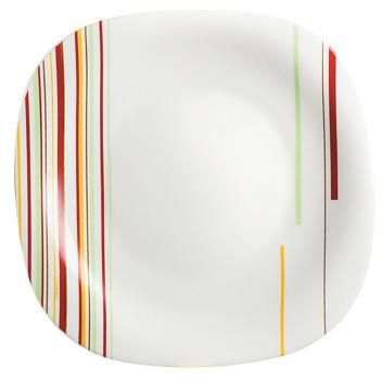 Luminarc -  Rays Squared Dessert Plate 19cm