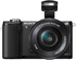 Sony ILCE5000 A5000 Digital Mirrorless Camera Black With 16-50mm f/3.5-5.6 OSS Lens
