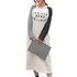 New Leisure and Loose Fitting Long Sleeves and Ankle Long Dress - Snow White - L