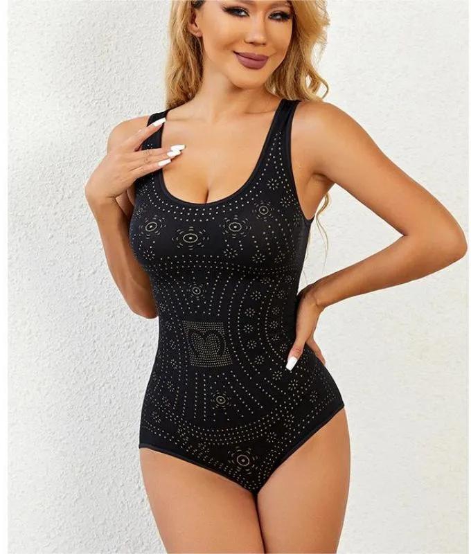Shapewear This Year's Popular Niche Design One-Piece Shapewear Non-Trace Postpartum Belly Lift Hip Shape Slimming Body Corset Women