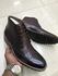 Men's Official Leather Lace-Up Boots - Brown Men's Shoes  Oxfords