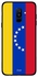 غطاء واقٍ لهاتف سامسونج جالاكسي A6 بلس علم فنزويلا