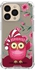 Shockproof Protective Case Cover For Apple iPhone 13 Pro Cute Owl With Flowers