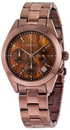 Women's Metal Chronograph Clasp Watch Ny8583
