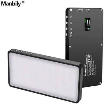 Portable LED Video Light Panel Black